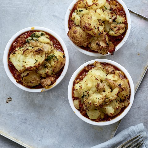 Mini Shepherd Pies with Crushed Jersey Royals - Jersey Royals - Genuine ...