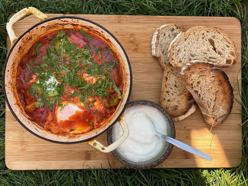 Baked eggs