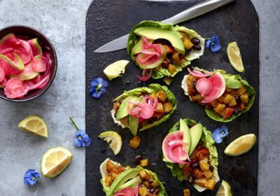 Vegan Jersey Royal Black Bean Tacos