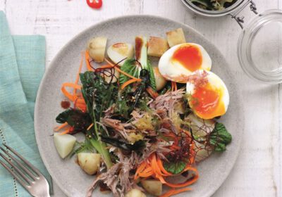 Warm Jersey Royal and Seaweed Salad
